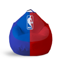 Кресло груша с печатью NBA mini 