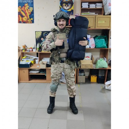 Спальний мішок зимовий з капюшоном для ЗСУ 230х95см до -30С водонепроникний 8